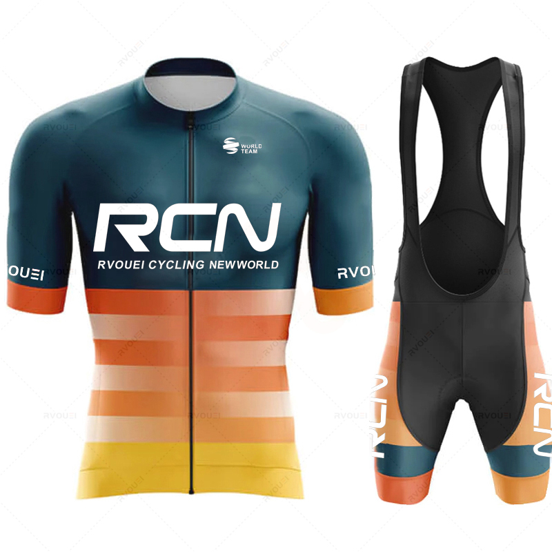 Mountain Biking Clothes - Rvouei チーム 2026 メンズ夏半袖サイクリングジャージセット MTB マイヨ