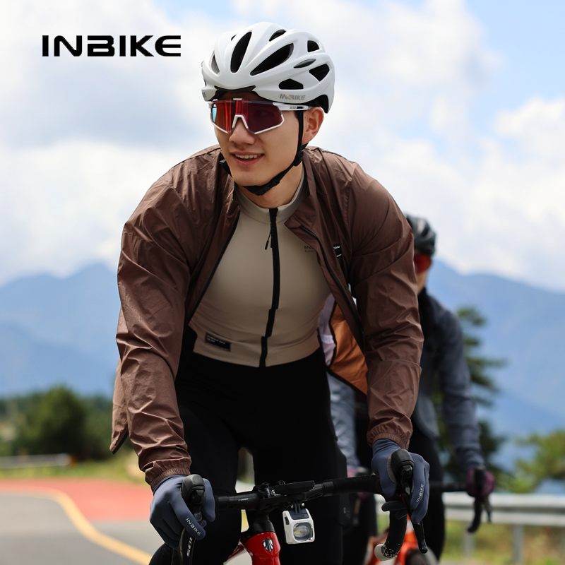 Mountain Biking Rain Jacket - 男性用長袖ウインドブレーカー,マウンテンバイクウェア,防風,ポケット付きレインジャケット