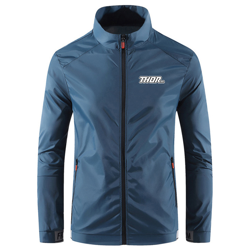 Mountain Biking Rain Jacket - THORSOL 屋外サイクリングジャケットコートマウンテンバイクレインジャケット防水日焼け止め自転車 MTB 服速乾日焼け止め