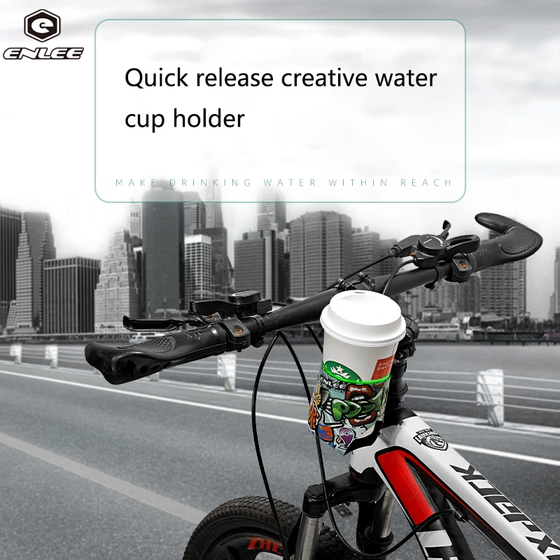 Enlee-ボトルホルダー,折りたたみ式マウンテンバイク用 - Mountain Biking Cartoon のレビューと価格