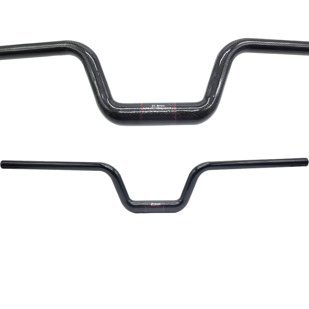 U字型MTBバー 軽量ハンドルバー マウンテン・アーバンライ - Mountain Biking Logo のレビューと価格