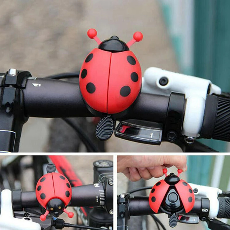 1PC かわいい自転車ベル動物セブンスターてんとう虫自転車ベ - Mountain Biking Cartoon のレビューと価格