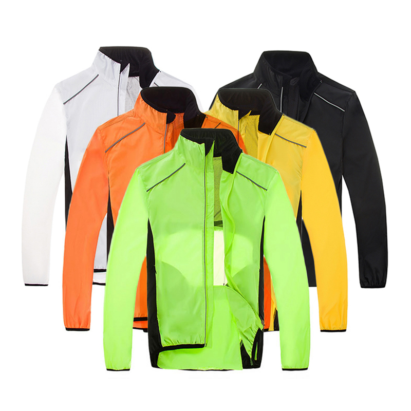 オレンジ風サイクリングジャケット mtb マウンテンバイク男 - Mountain Biking Rain Jacket のレビューと価格