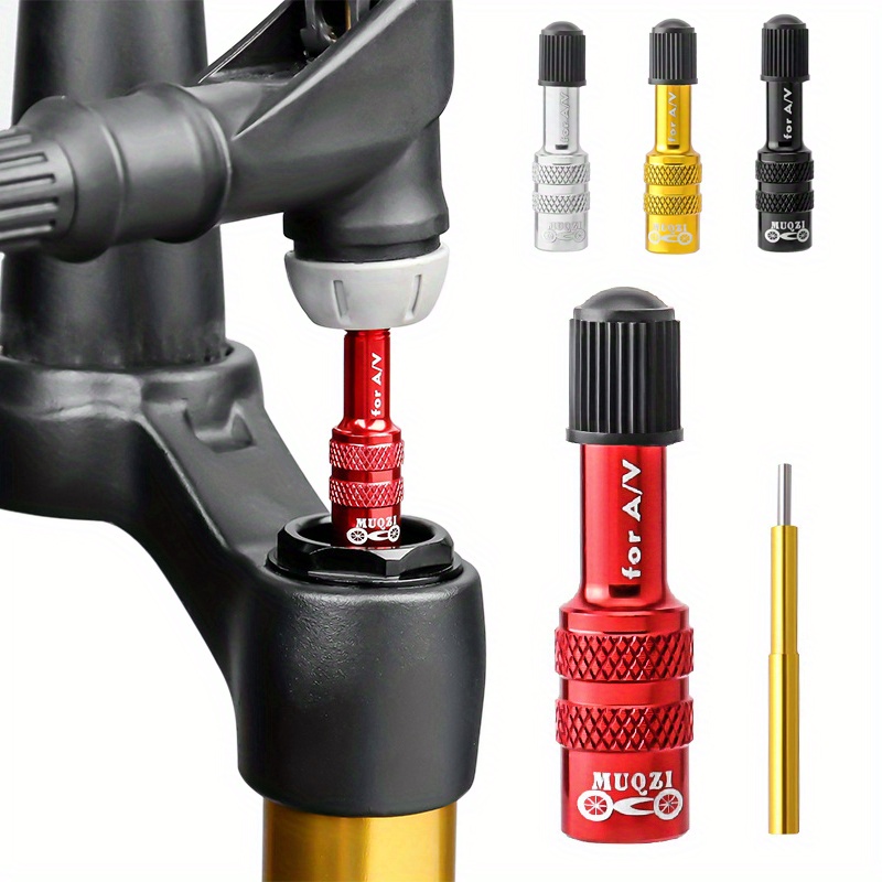 バイクエアフロントフォークバルブアダプターツール延長バルブコ - Mtb Fork Air のレビューと価格