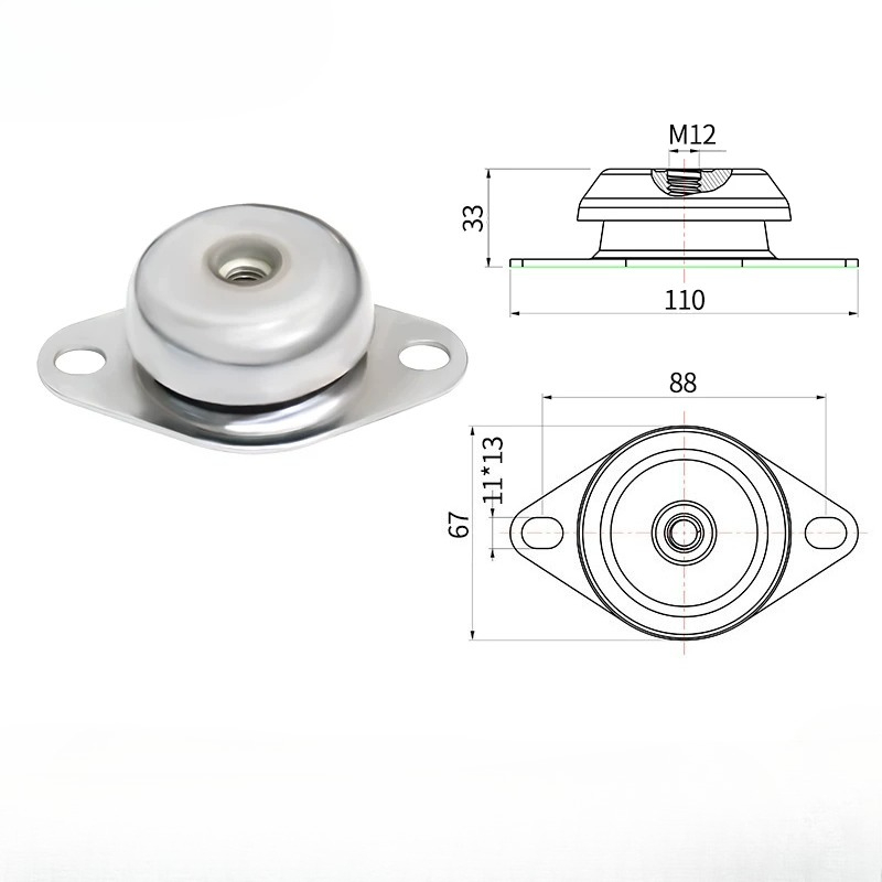 金属ゴム製衝撃吸収材 モーター振動ダンパー ディーゼルエンジ - Shock Pump Suspension のレビューと価格