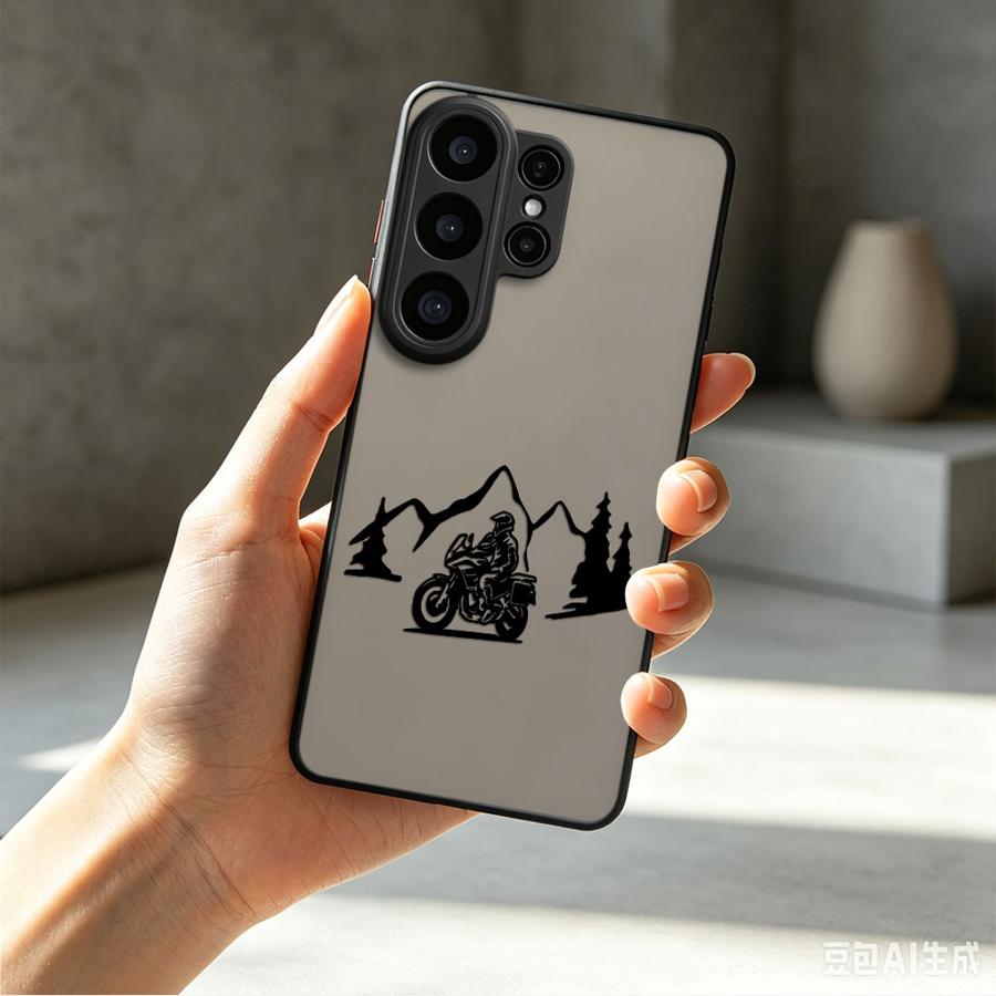 マウンテンバイクライダーシルエットケース Samsung G - Mountain Biking Logo のレビューと価格