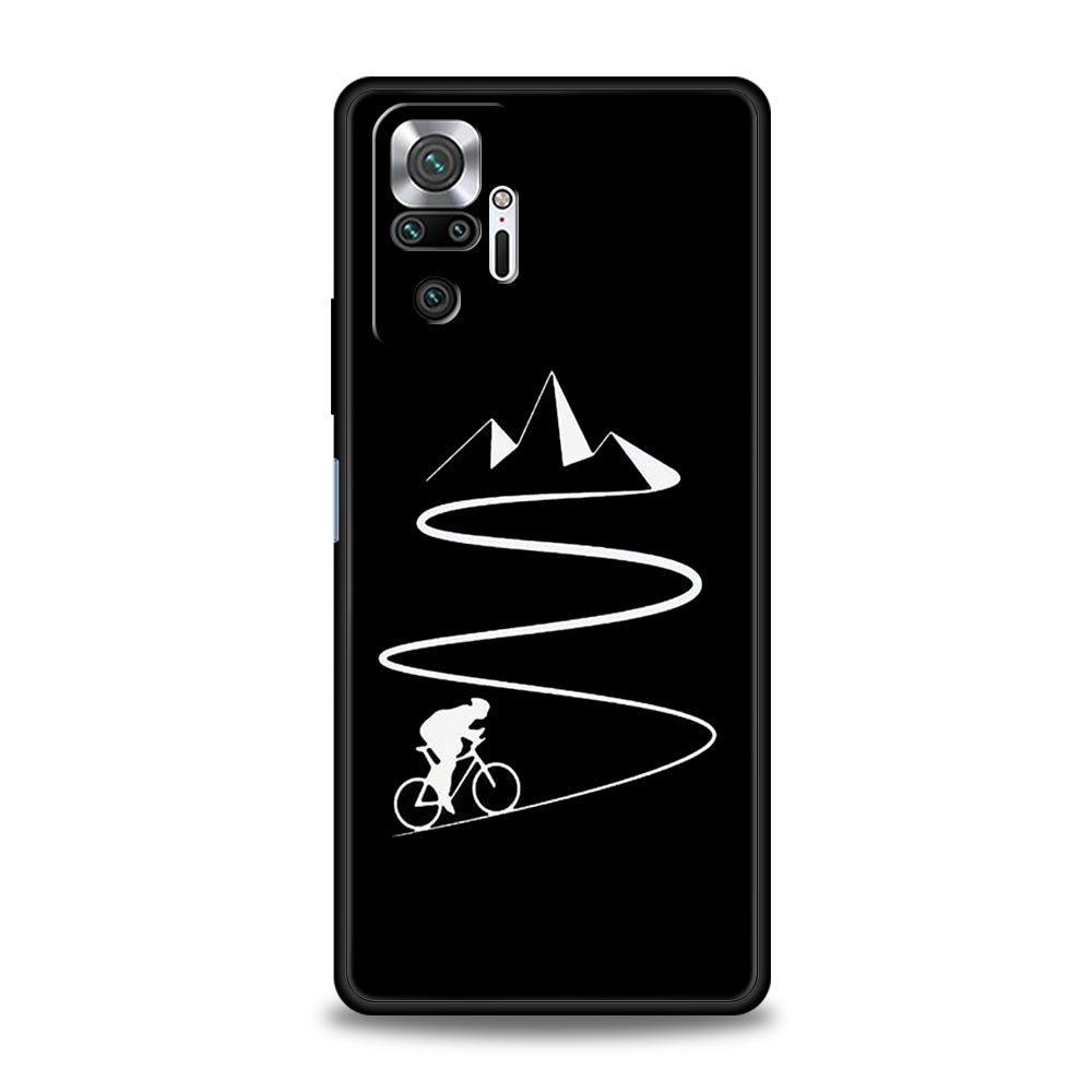 マウンテンバイクサイクリングアート電話ケース Xiaomi  - Mountain Biking Cartoon のレビューと価格