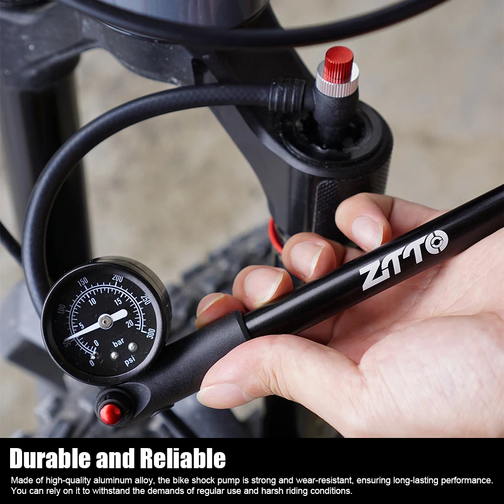 ZTTO バイクショックポンプ ゲージ付き 300PSI 高 - Shock Pump Suspension のレビューと価格