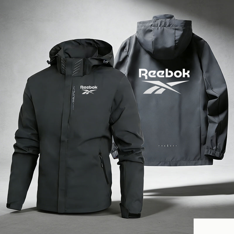 リーボック ロゴ メンズ 防水サイクリング ジャケット /  - Mountain Biking Rain Jacket のレビューと価格