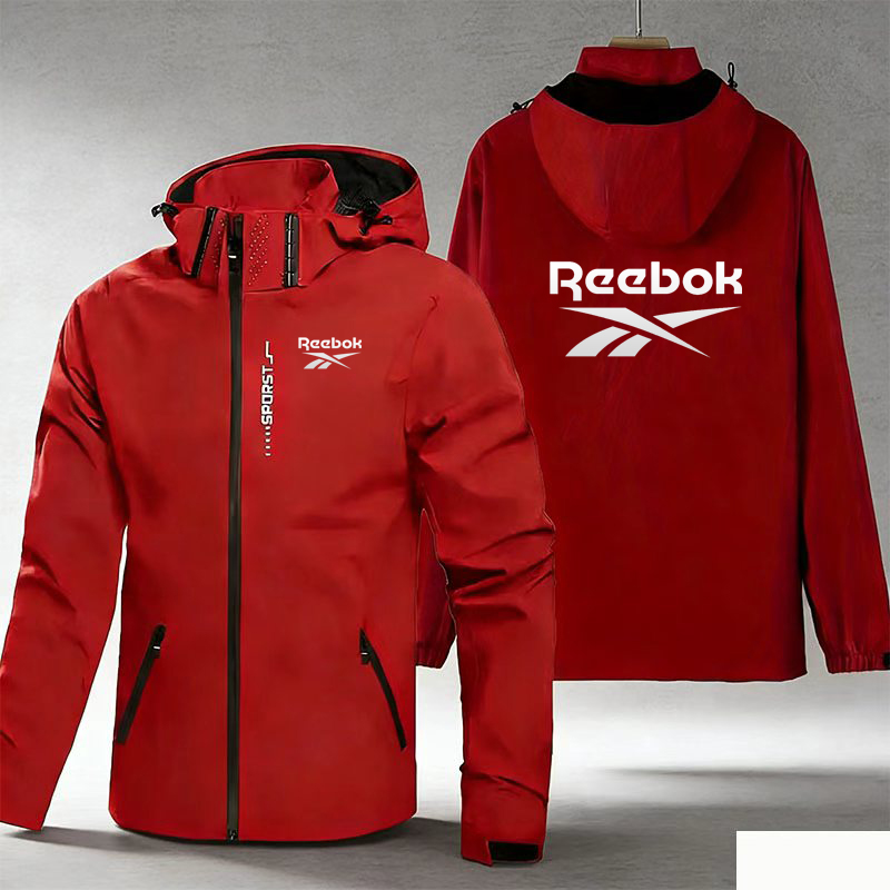 リーボック ロゴ メンズ 防水サイクリング ジャケット /  - Mountain Biking Rain Jacket のレビューと価格
