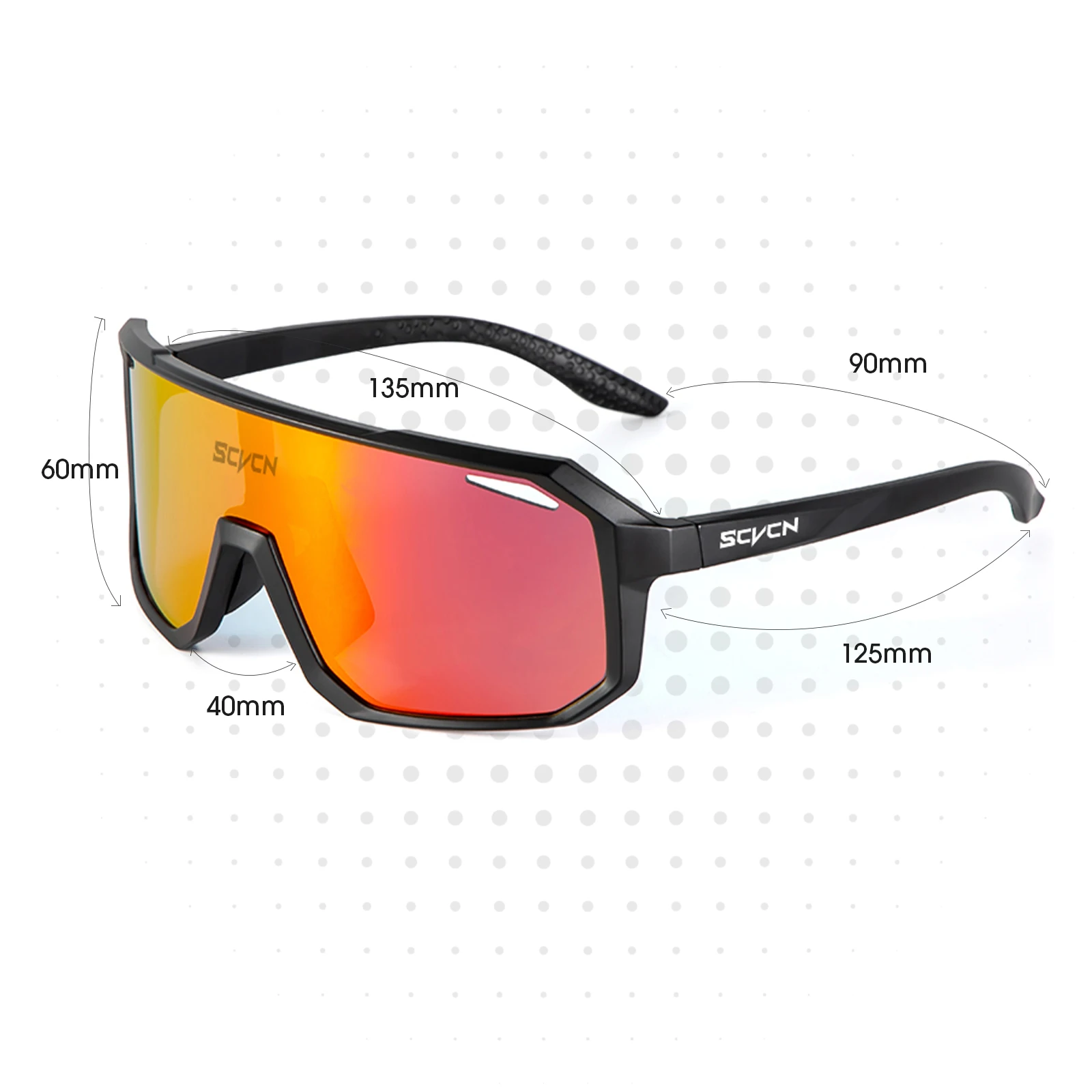 SCVCN 新サイクリングサングラス男性道路運転バイクメガネ - Mountain Biking Goggles のレビューと価格