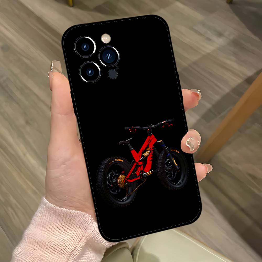 MTBマウンテンバイクサイクリング自転車用スマホケース iP - Mountain Biking Cartoon のレビューと価格