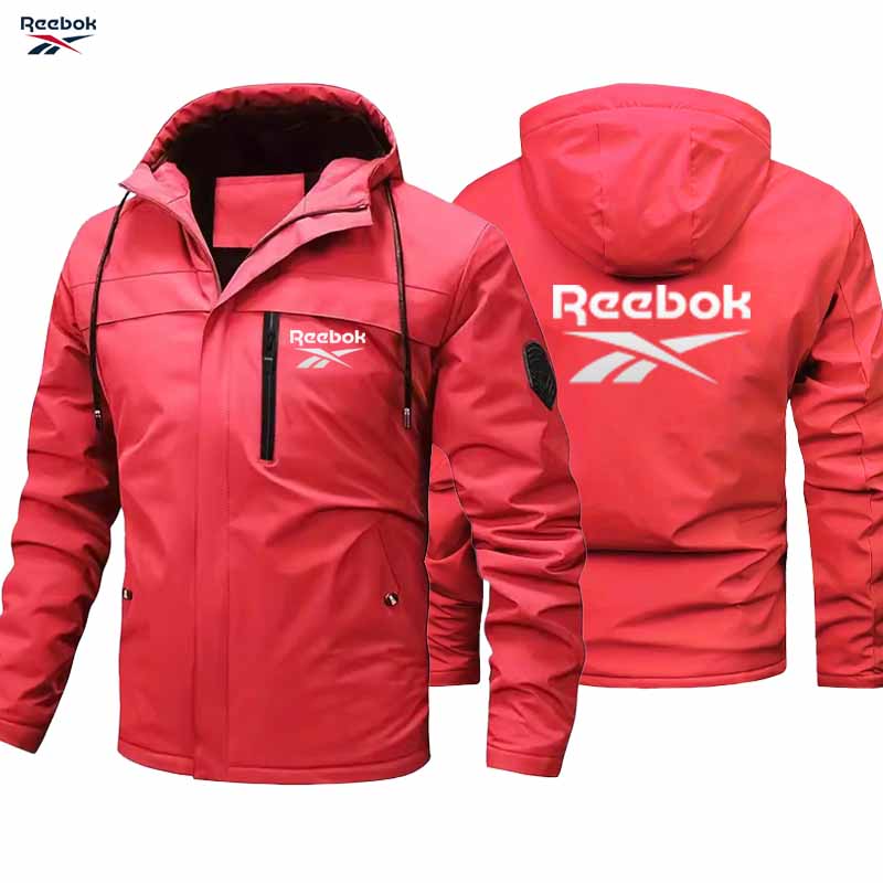 リーボック ロゴ サイクリング レーシング ジャケット -  - Mountain Biking Rain Jacket のレビューと価格