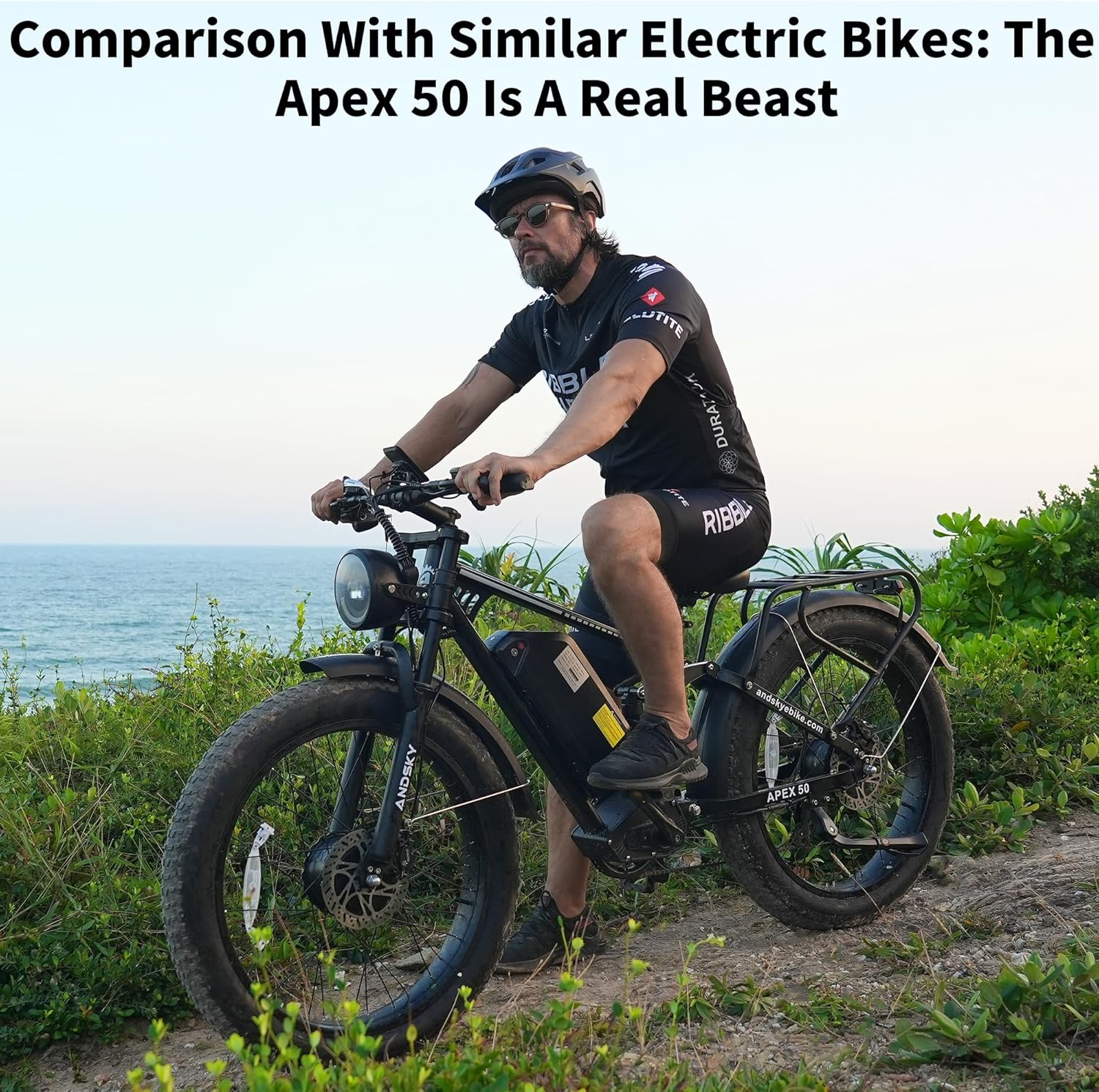 ANDSKY Apex50 AWD電動自転車 3000Wデュ - Shock Pump Suspension のレビューと価格