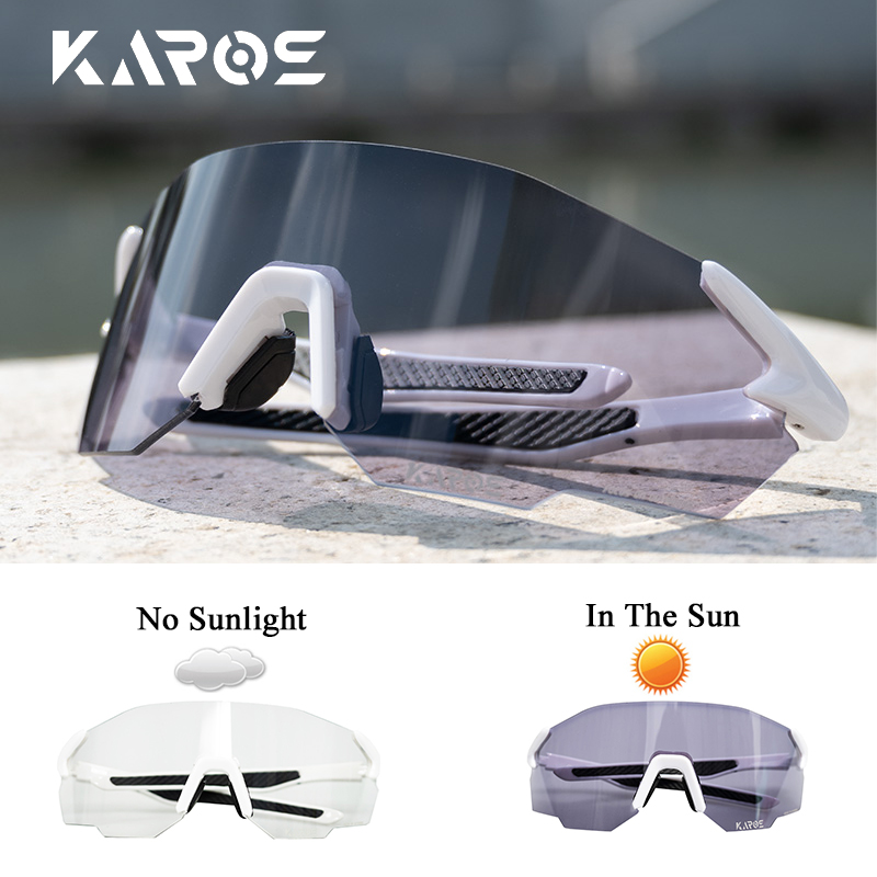KAROS フォトクロミックサイクリンググラス MTB ロー - Mountain Biking Goggles のレビューと価格