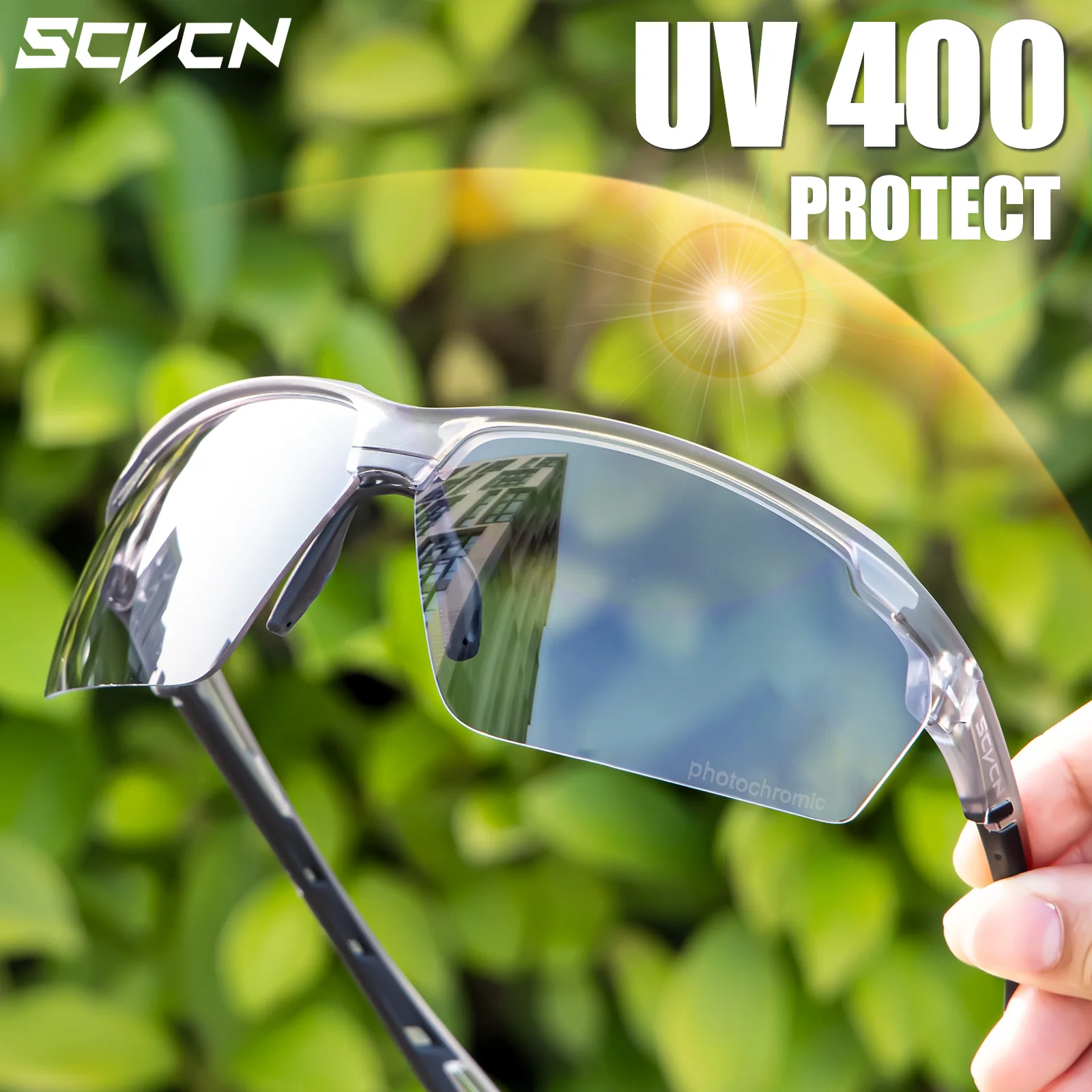 SCVCN 調光サイクリングサングラス メガネ 自転車 MT - Mountain Biking Goggles のレビューと価格